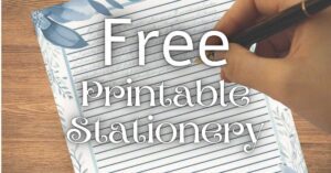 Printable Stationery - Free Design Palace